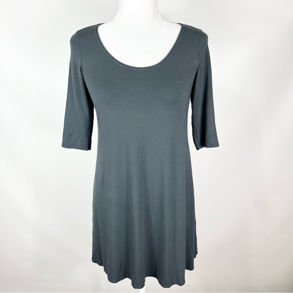 Eileen Fisher Gray Tunic Top Size XS